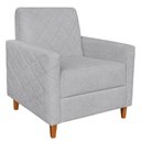 Ver imagem 1 de Poltrona Decorativa Paris 78 Cm Boucle 3302 Ezz