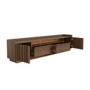 Ver imagem 5 de Rack 220cm com LED 02 Portas e 02 Gavetas Seringal CabeCasa MadeiraOriginals