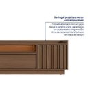 Ver imagem 6 de Rack 220cm com LED 02 Portas e 02 Gavetas Seringal CabeCasa MadeiraOriginals