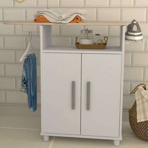 Balcão Tábua de Passar 2 Portas Linha B'S Branco