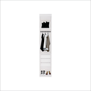 Ver imagem 3 de Guarda Roupa Modular 1 Porta Espelho com Gavetas 45 cm Lotus Belmax:Branco
