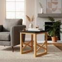 Ver imagem 1 de Mesinha Central Sala Madeira Mesa Decor Black Apoio