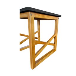 Mesinha Central Sala Madeira Mesa Decor Black Apoio - 5