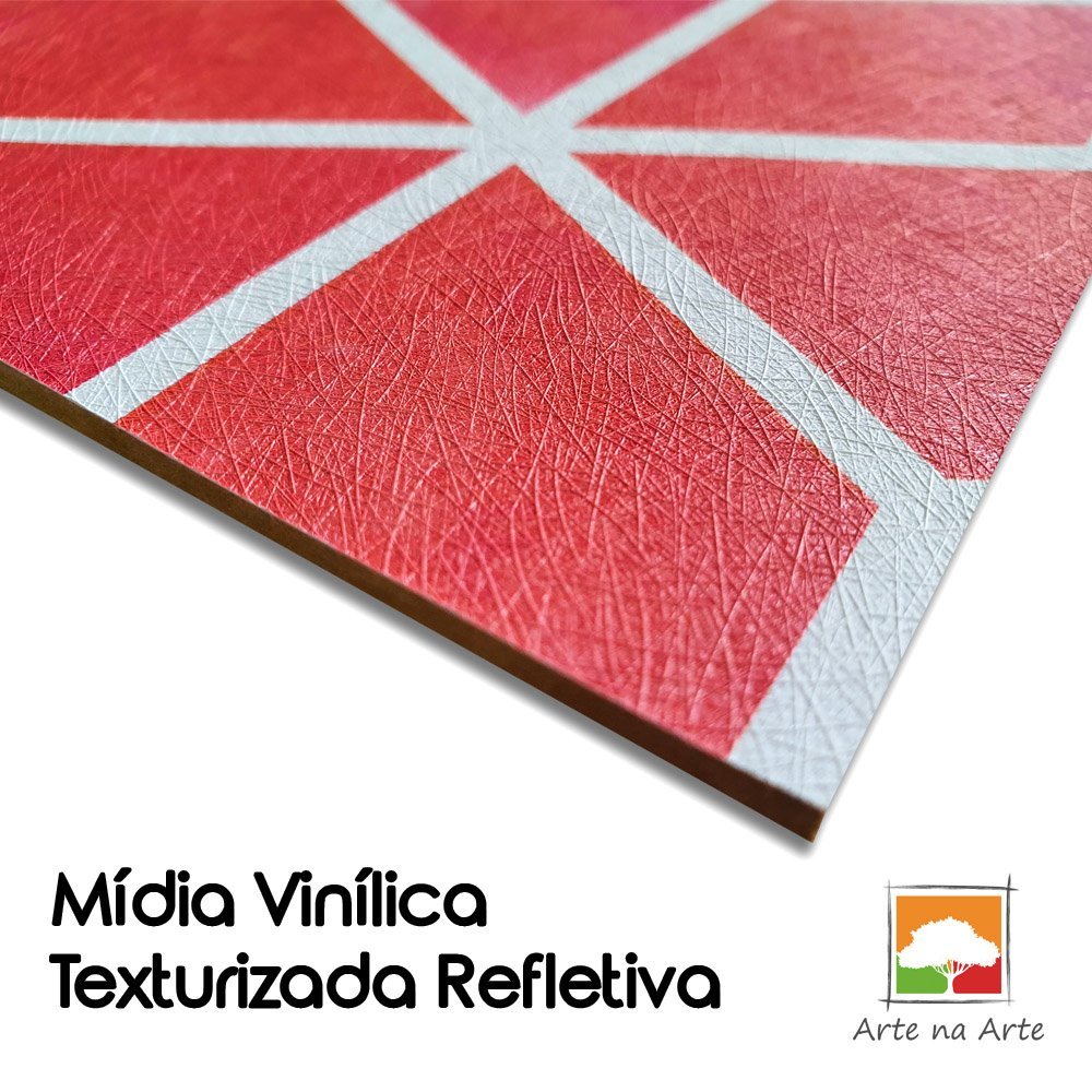 Quadros Premium Textura CXAlta Monte Fuji Outono 40x60 3Un - Moldura Branca - 6