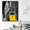 Ver imagem 1 de Quadro Decorativo Bonde Londres - 70x50cm:moldura Preta