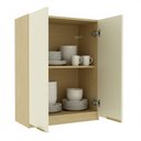 Ver imagem 3 de Armário Aéreo Cozinha 60cm Nanda 2 Portas Nature/arenas - Tecno Mobili
