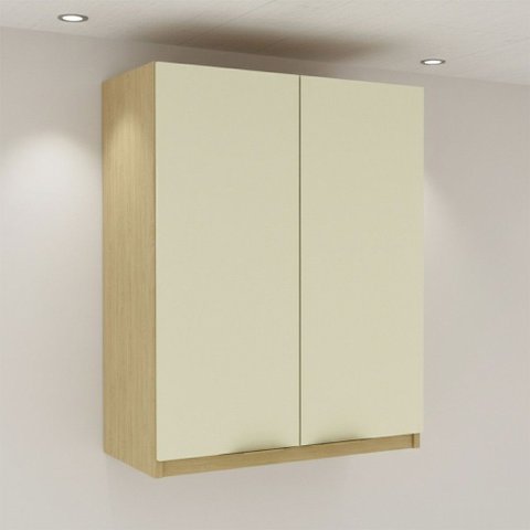 Armário Aéreo Cozinha 60cm Nanda 2 Portas Nature/arenas - Tecno Mobili