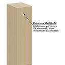 Ver imagem 5 de Paneleiro Simples 100% MDF 2 Portas 70cm Aura Luciane Móveis