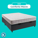 Ver imagem 4 de Conjunto Cama Box Bau Blindado Casal + Colchão D23 D23 Inducol