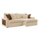 Ver imagem 5 de Sofá Dallas Linho Dois Módulos de 90cm B15 Meu Sofá Online A294 Linho Creme