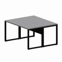 Ver imagem 2 de Mesa Escritório Plataforma Trabalho 2 Lugares 140 cm X 120cm 100% MDF Executive
