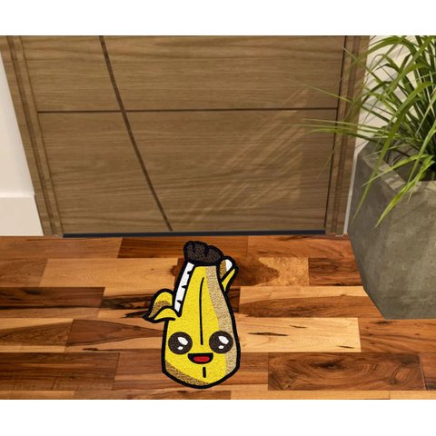 Tapete Banana, Decoração para Cozinha e Porta Muito Divertiso e Resistente.