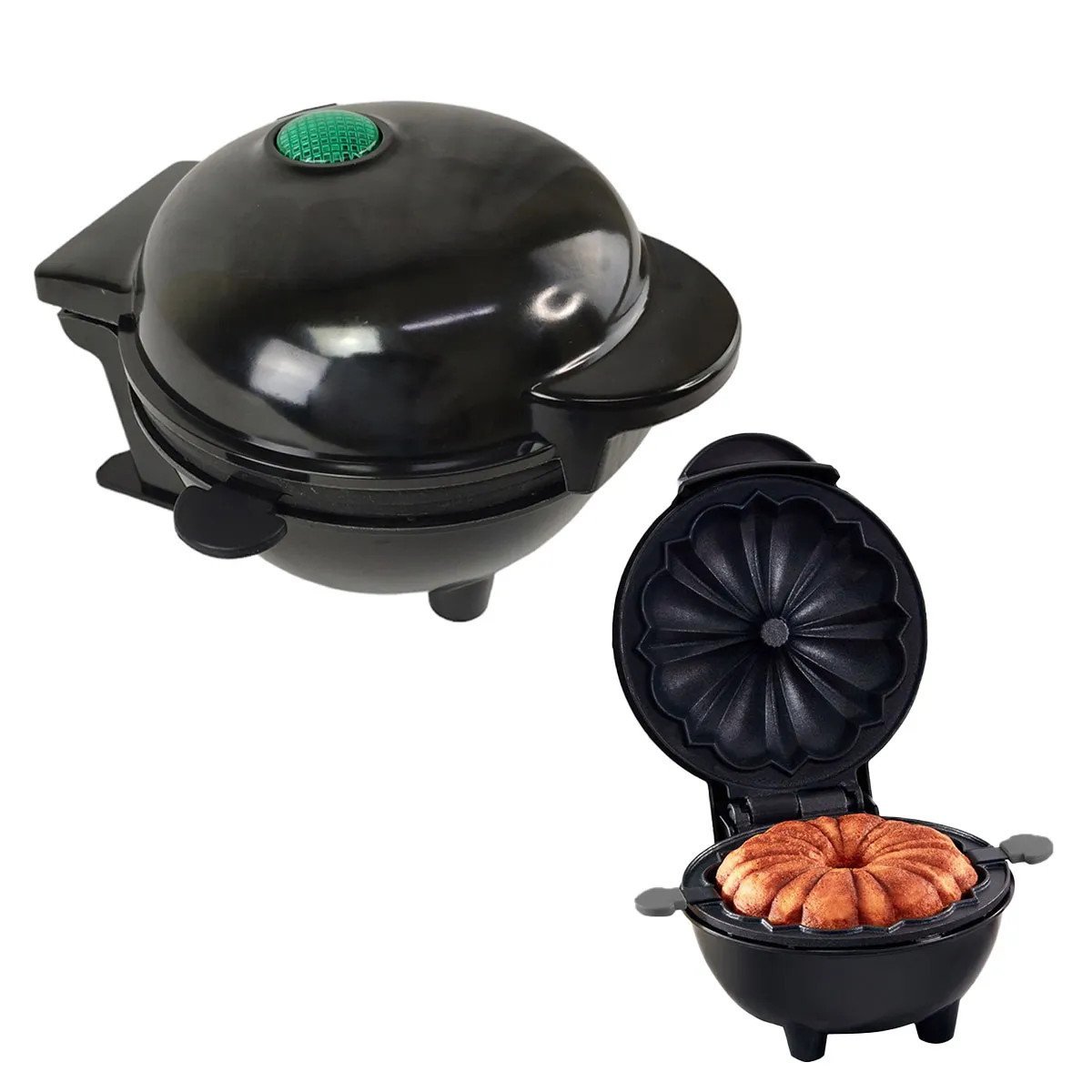 Mini Máquina de Bolo Culinária Confeitaria Bom D+ 220v Preto - 3