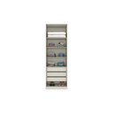 Ver imagem 5 de Quarto Henn Seletto 6 Peças (1 Armário Ponte + 1 Closet + 1 Guarda Roupa 1 Porta + 2 Guarda