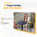 Ver imagem 3 de Kit 2 Banqueta Quadrada Preta para Balcão Ilha Cozinha Gourmet Bancada Piscina Bares Àrea de Lazer