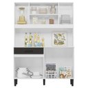 Ver imagem 2 de Kit Cozinha Linha Magazin 120 Nicioli - Branco/preto