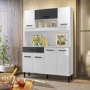 Ver imagem 1 de Kit Cozinha Linha Magazin 120 Nicioli - Branco/preto