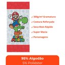 Ver imagem 7 de Toalha de Banho Infantil Super Mário Felpuda Algodão Praia Piscina Lepper