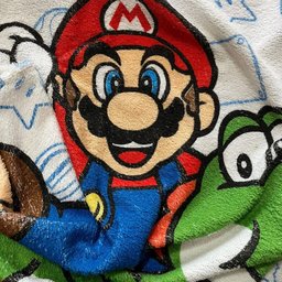 Toalha de Banho Infantil Super Mário Felpuda Algodão Praia Piscina Lepper - 2 Toalha de Banho Infantil Super Mário Felpuda Algodão Praia Piscina Lepper - 2