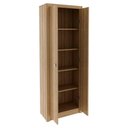 Ver imagem 6 de Armario Multiuso 2 Portas 171x60 Cm Am3113 Amendoa Tecno Mobili