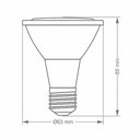 Ver imagem 2 de Lâmpada Led Taschibra Par 20 Ip20 7w E27 Bivolt 4000k Luz Neutra