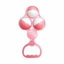 Ver imagem 2 de Chocalho Infantil para Bebê - Bolinhas - Rosa - Pais e Filhos