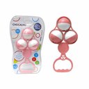 Ver imagem 3 de Chocalho Infantil para Bebê - Bolinhas - Rosa - Pais e Filhos