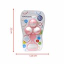 Ver imagem 5 de Chocalho Infantil para Bebê - Bolinhas - Rosa - Pais e Filhos