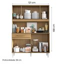 Ver mais imagens de Armário de Cozinha Compacta Marina Atacama / Off White