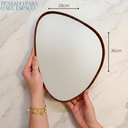 Ver imagem 4 de Bandeja Decorativa Espelhada Luxo para Sala e Lavabo Ciel 36cm:Caramelo