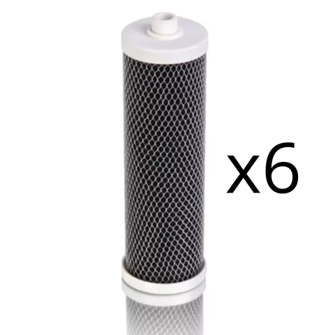 Kit 06 Un Refil P Filtro Igatu 888 Carbon Block Rosca 1/2