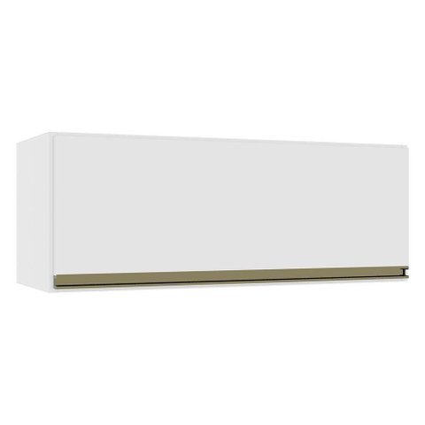Armário Aéreo Geladeira Dinamarca 80cm 1 Porta Branco - Indékes