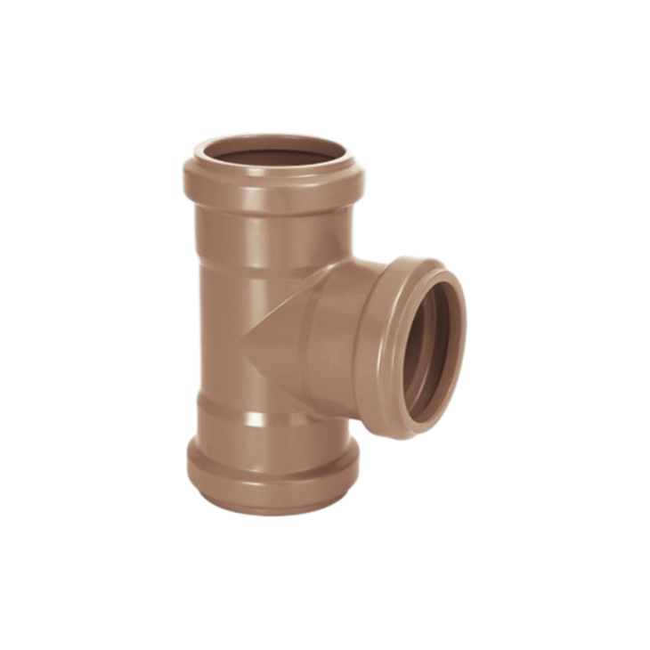 Te Pvc Pba com Redução de 110mm X 60mm com Anel Tigre - 1