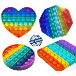 Fidget Toys Pop It Coração Bolinha De Apertar Anti Stress - 2