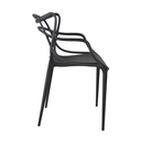 Ver imagem 3 de Cadeira Allegra Preta Top Chairs - Kit com 8