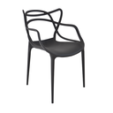 Ver imagem 2 de Cadeira Allegra Preta Top Chairs - Kit com 8