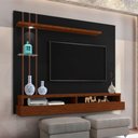 Ver imagem 5 de Painel para Tv de até 55 Suspenso Éden Preto/canela