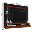 Ver imagem 3 de Painel para Tv de até 55 Suspenso Éden Preto/canela