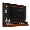 Ver imagem 1 de Painel para Tv de até 55 Suspenso Éden Preto/canela