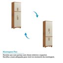 Ver imagem 5 de Armário Multiuso 4 Portas 61,70cm 100% MDF Chianti Espresso Móveis