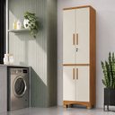 Ver imagem 1 de Armário Multiuso 4 Portas 61,70cm 100% MDF Chianti Espresso Móveis