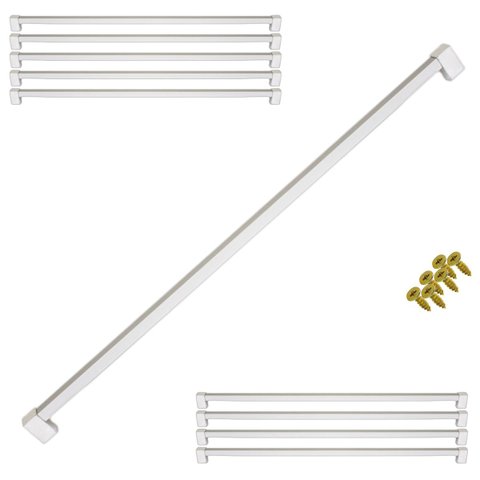 Kit 10 Puxador 480mm Alumínio Armário Móveis Cômoda Roupeiro