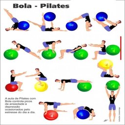 Bola Pilates 75cm Yoga Fisioterapia Funcional Premium 180kg - 6