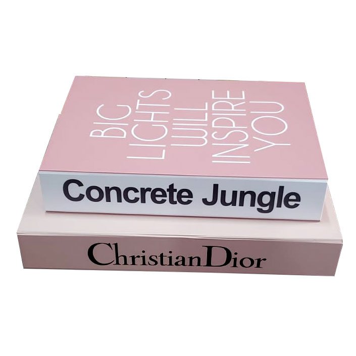 Book Box Caixa Livro Porta Objeto Decorativa Dior Concrete