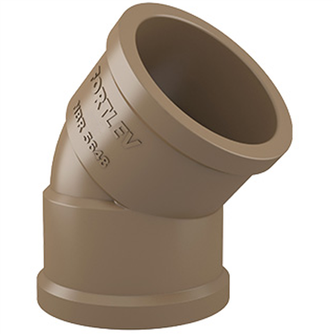 Joelho 45 Soldavel 60mm - 10120609 - Fortlev