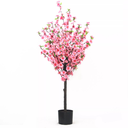 Ver imagem 1 de Arvore Planta De Pessegueiro Branco Rosa Artificial 120cm
