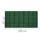 Ver imagem 2 de Painel Estofado Luxo Clara 100cm Solteiro para Cama Box Suede Verde Musgo - Gat Magazine