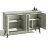 Buffet Classic Imcal Off White com Freijó 4 Portas - 66475 - 5