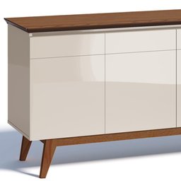 Buffet Classic Imcal Off White com Freijó 4 Portas - 66475 - 4