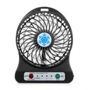 Ver imagem 1 de Mini Ventilador Pequeno Portatil a Pilha Recarregavel Usb